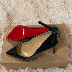 Christian Louboutin Pigalle Black patent 100mm Sz 37